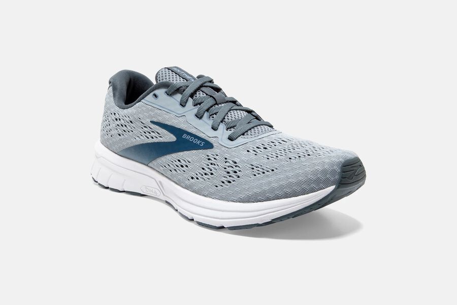 Brooks Anthem 3 Road Running Shoes Mens - Grey/Blue - OMRIL-4108